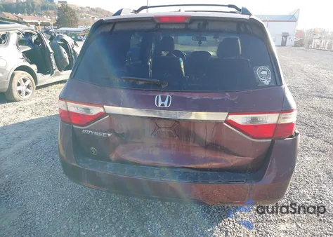2012 Honda Odyssey Ex-L z USA, uszkodzony, nr VIN 5FNRL5H66CB035796